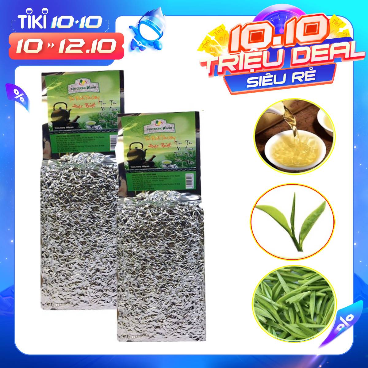 Combo 02 gói trà xanh tân cương 500 gram - Trà tân cương đặc biệt