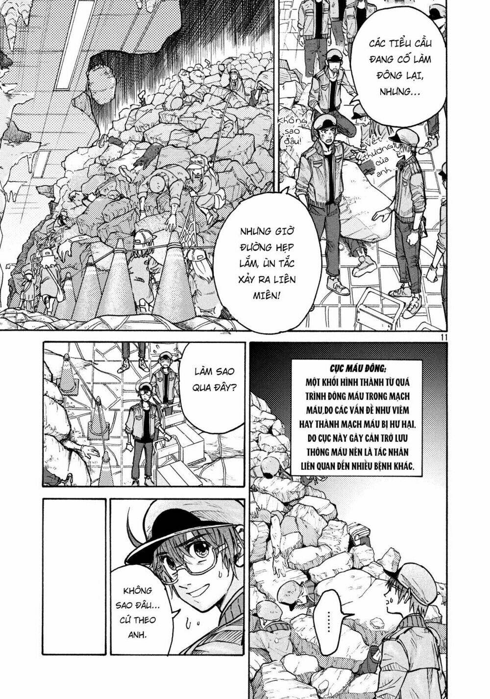 biệt đội tế bào black - hataraku saibou black chapter 9 12