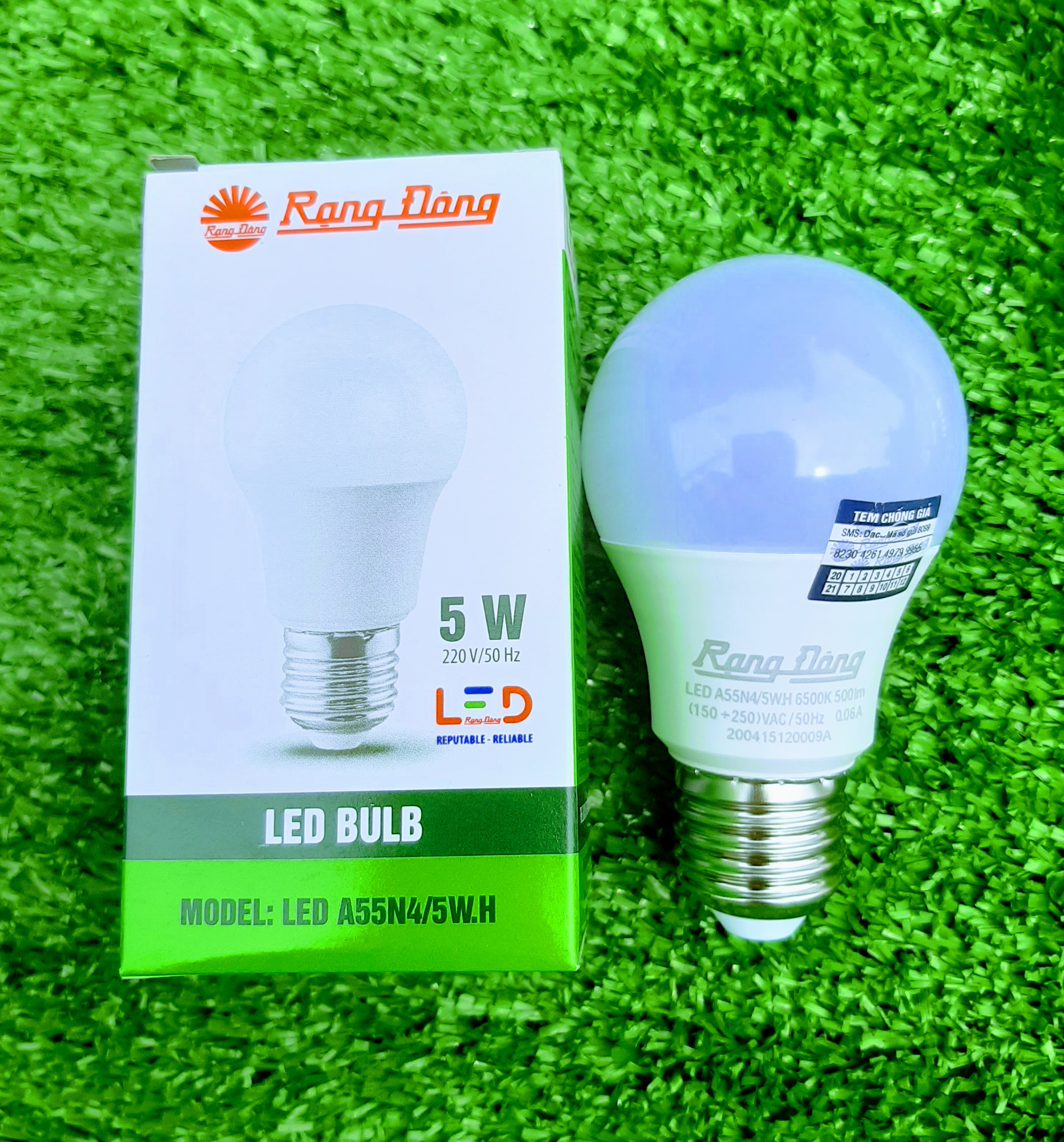 Bóng Đèn Led Buld Tròn Rạng Đông Đủ Các Công Suất, Ánh Sáng 3000K - 6500K