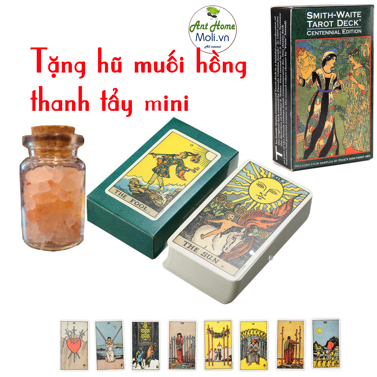 Hình ảnh {KÈM QUÀ TẶNG} Bộ Bài Tarot Bói Smith Waite Tarot Cao Cấp