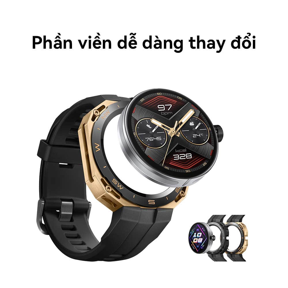 Đồng Hồ Thông Minh HUAWEI WATCH GT Cyber |Tùy Biến Vỏ Ngoài | Bền Chuẩn Quân Đội | Mặt Đồng Hồ Cá Tính | Hàng Chính Hãng