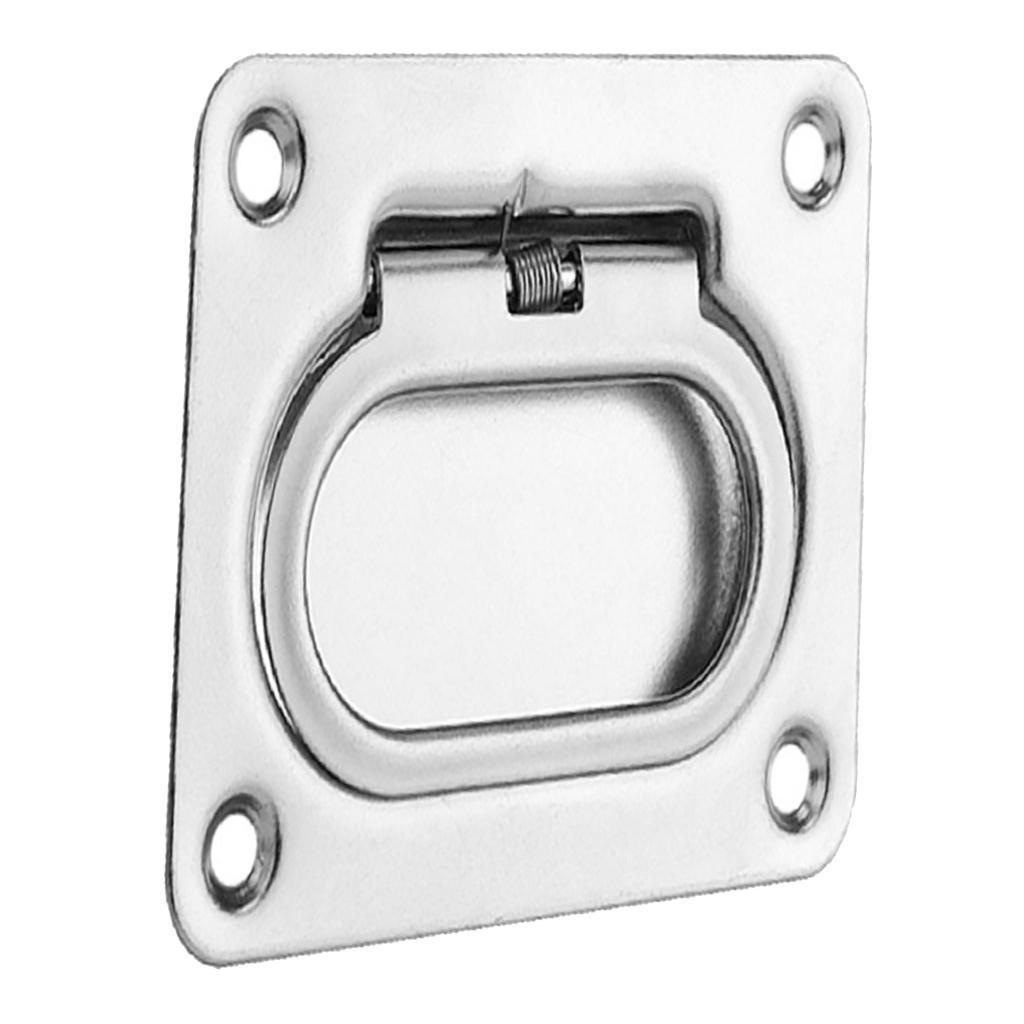 Loaded Hatch Latch Mount Lifting Handle for Boat Deck 304 Stainless Steel