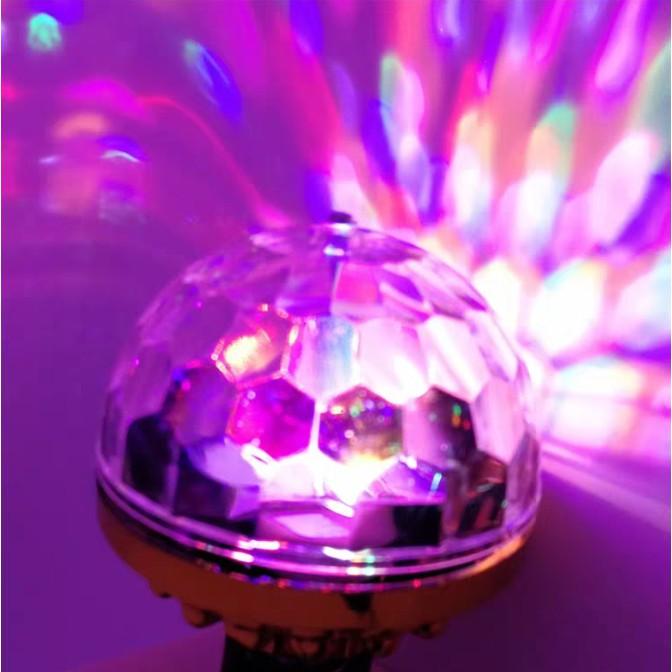 Đèn led xoay 7 màu sân khấu vũ trường, nhấp nháy theo nhạc