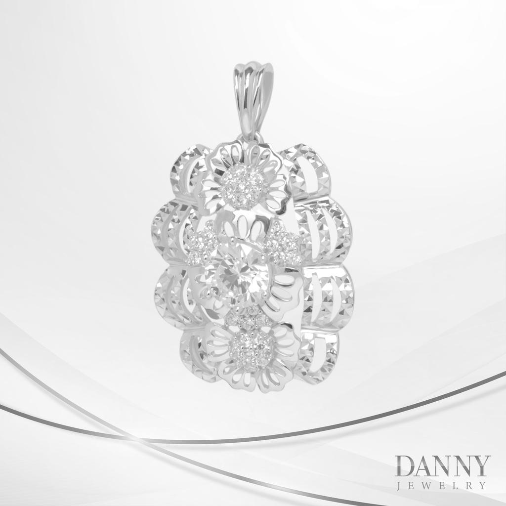 Mặt Dây Chuyền Nữ Bạc 925 Danny Jewelry Xi Bạch Kim DI4GZ003