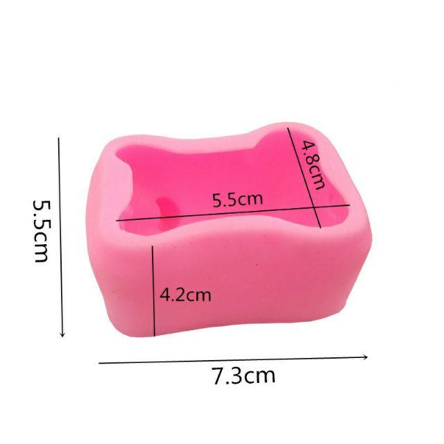 Khuôn silicone 4D Heo nằm 2 mã HK1U8H