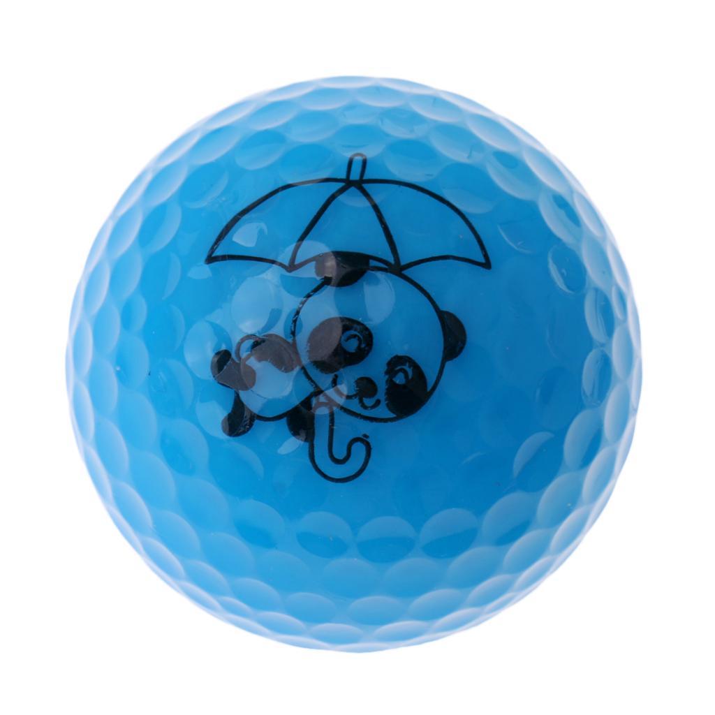 Golf Driving Range Practice Ball Double Layer Golf Ball Cute Panda