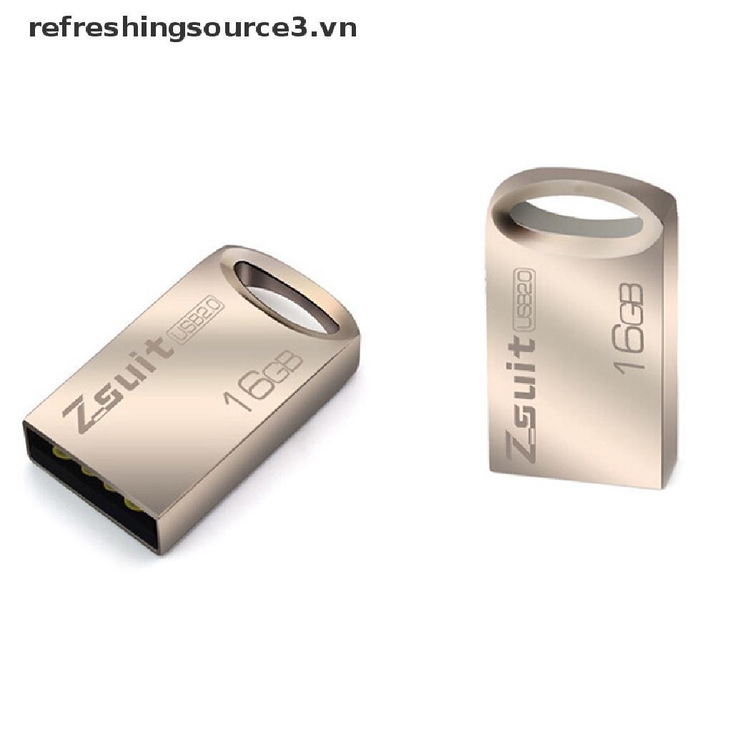 Thẻ Nhớ Usb 2.0 mini 16G 32G Bằng Kim Loại