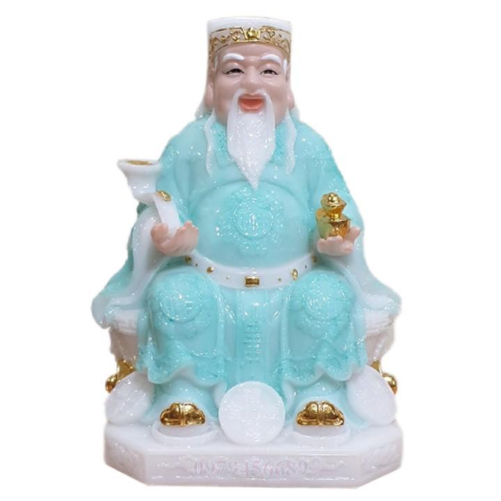 Cặp tượng thần tài ông địa đá cao cấp 10 inch - M2