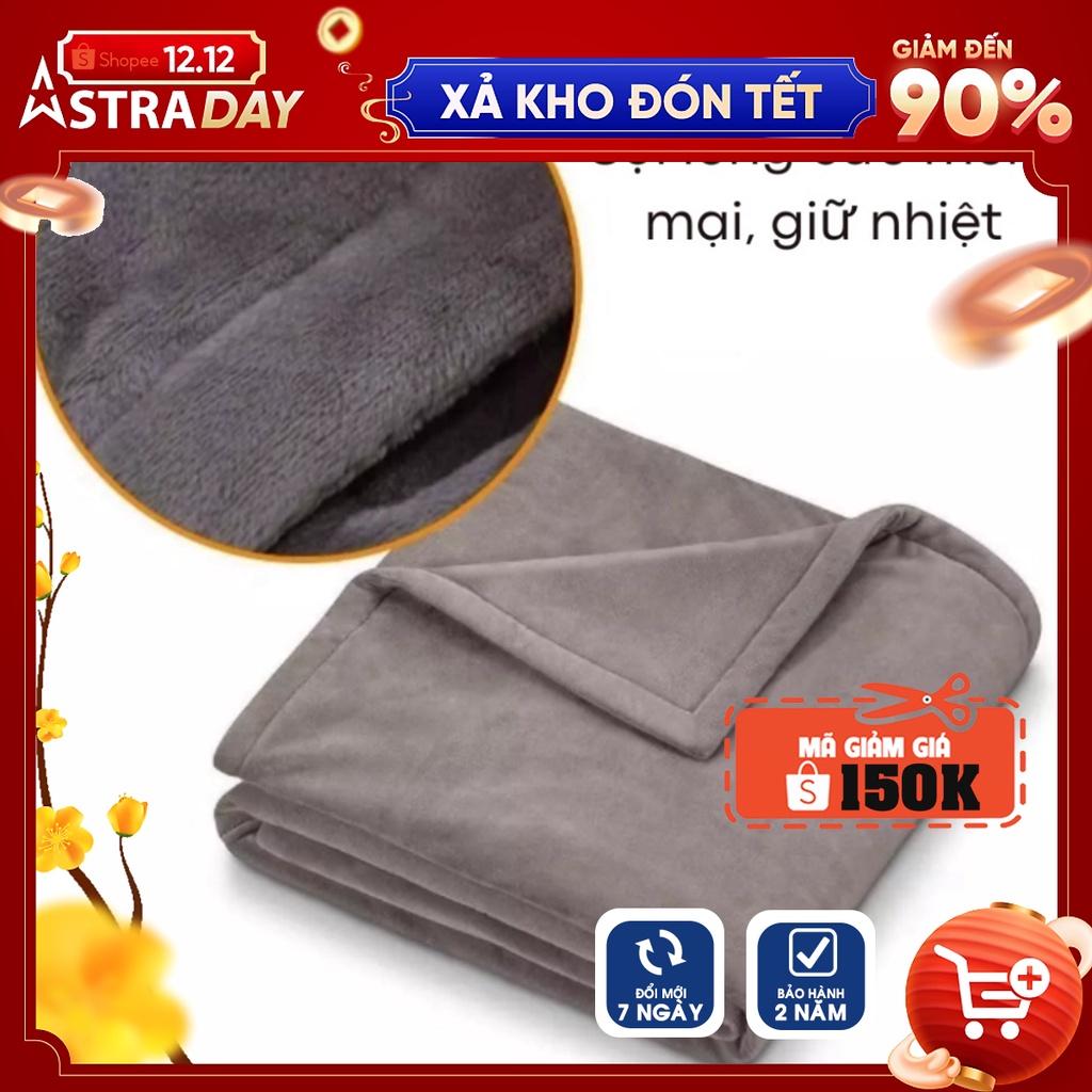 Chăn điện sưởi ấm Beurer HD75 lông cừu mềm mịn. 6 mức cài đặt nhiệt độ, tự động ngắt sau 3h, hệ thống