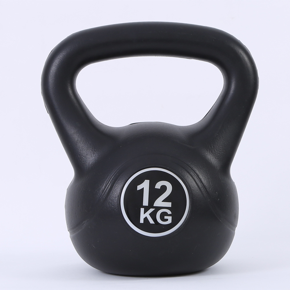 Tạ Bình Vôi tập gym 12kg, Tạ Ấm chất liệu nhựa PE bọc bê tông là dụng cụ lý tưởng cho các buổi luyện tập gym hiệu quả và thuận tiện ngay trong nhà