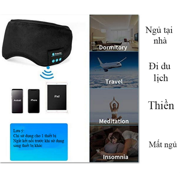 Mặt Nạ Ngủ Thông Minh Cao Cấp Bluetooth Nghe Nhạc Thể Thao