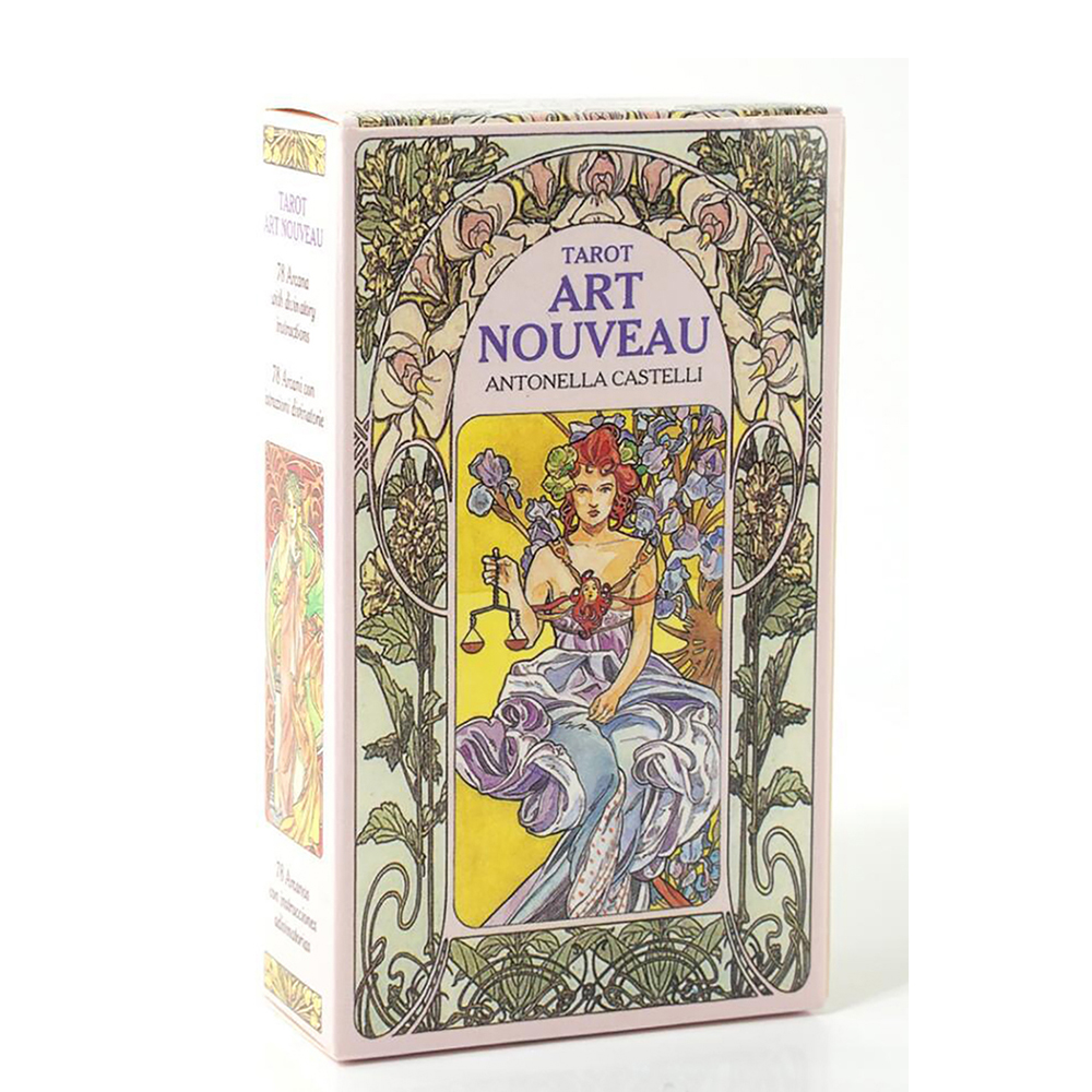 Bộ Bài Tarot Art Nouveau 78 Lá Bài Tặng Đá Thanh Tẩy