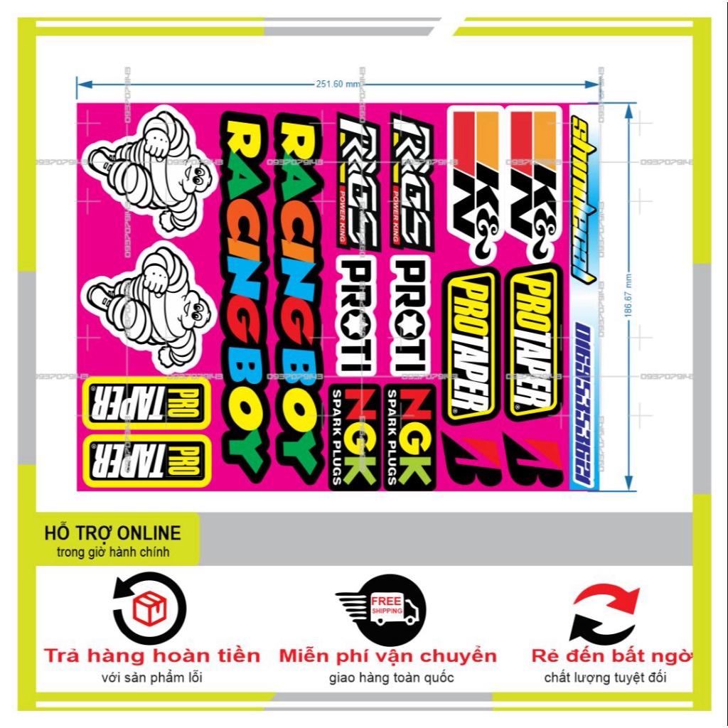 LOGO STICKER RACING BOY - BI DECAL