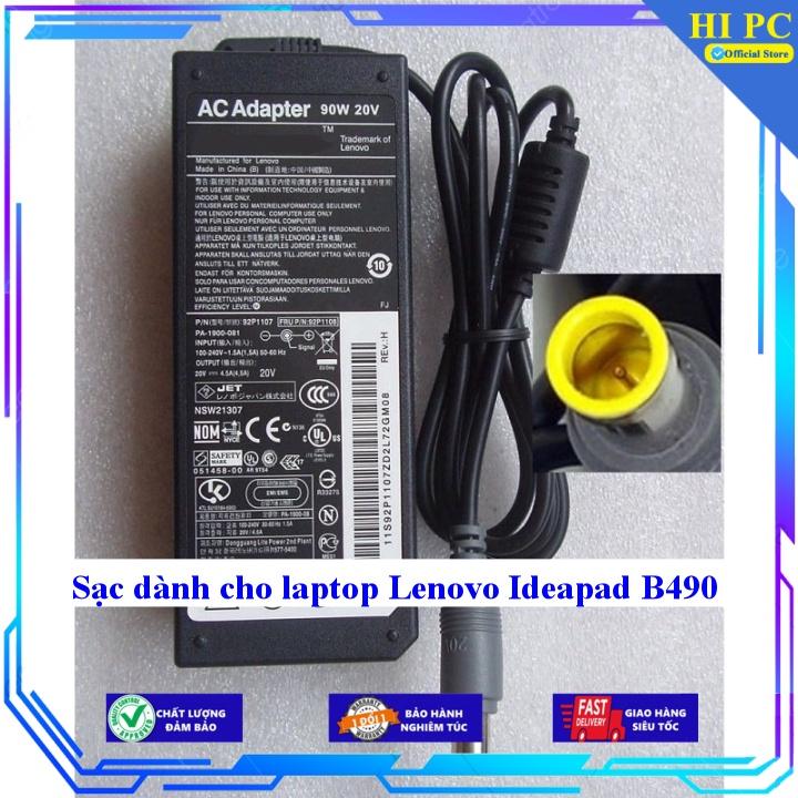 Sạc dành cho laptop Lenovo Ideapad B490 - Kèm Dây nguồn - Hàng Nhập Khẩu