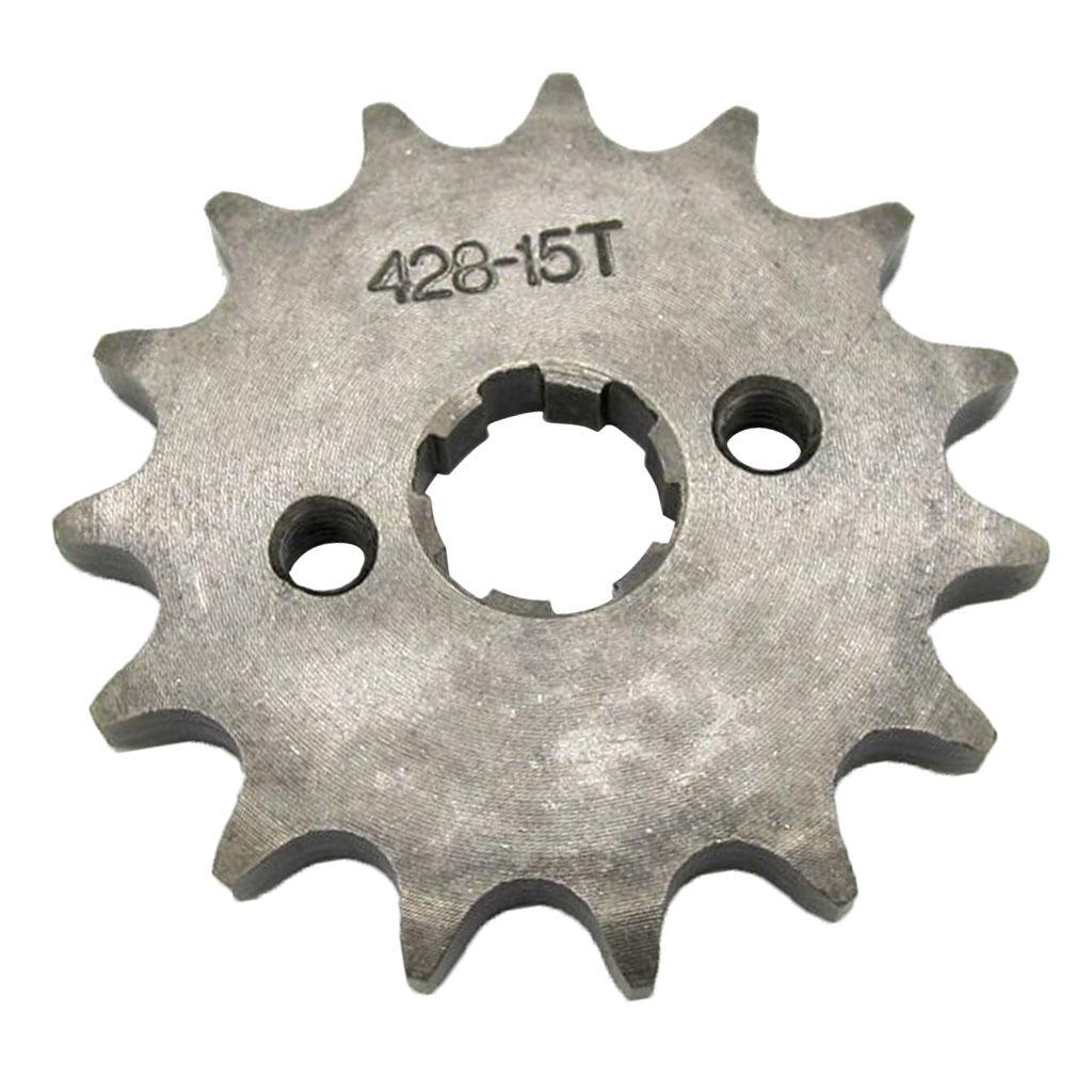 15T 428 Chain/Pitch Front Sprocket Cog /Trail/Dirt bike ATV Quad 17mm