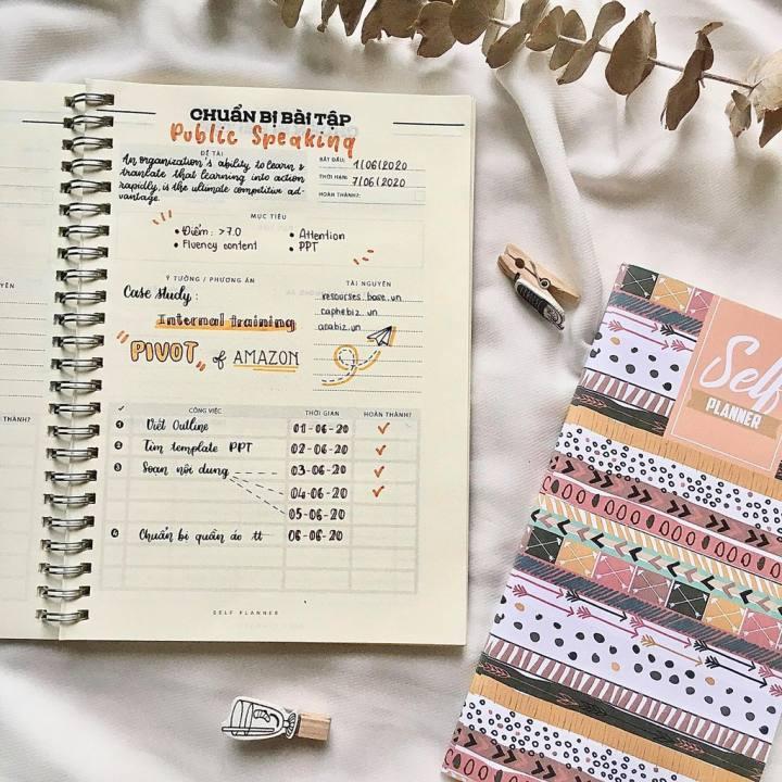 SỔ TAY STUDY PLANNER, LẬP KẾ HOẠCH HỌC TẬP, GHI CHÉP CORNELL CHO HỌC SINH - SINH VIÊN