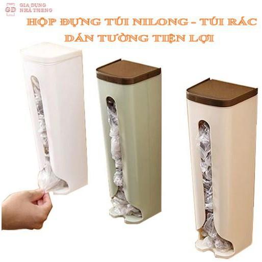 Hộp đựng túi nilon, hộp đựng túi bóng, túi rác dán tường tiện lợi