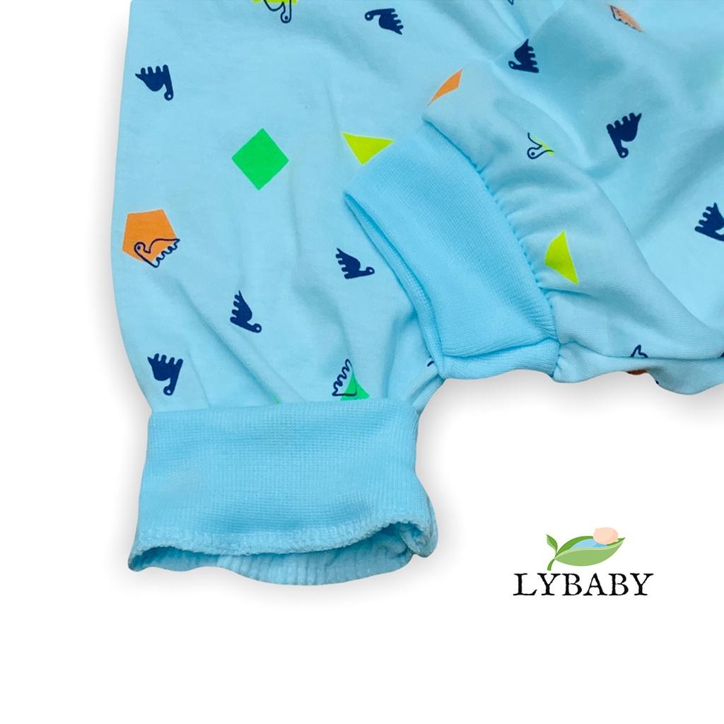 Quần dài cho bé trai bé gái LYBABY chống muỗi nằm điều hòa chất cotton QCD12