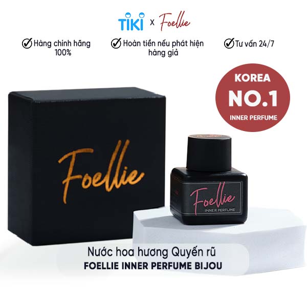 Nước Hoa FOELLIE Hương Ngọt Ngào Quyến Rũ Inner Perfume Eau De Bijou 5ml