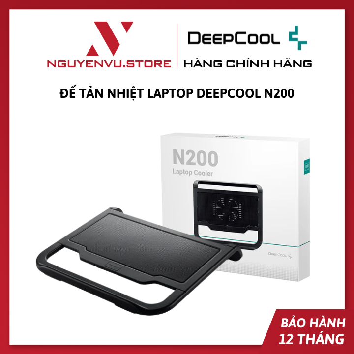 Đế tản nhiệt Laptop DEEPCOOL N200 - Hàng Chính Hãng