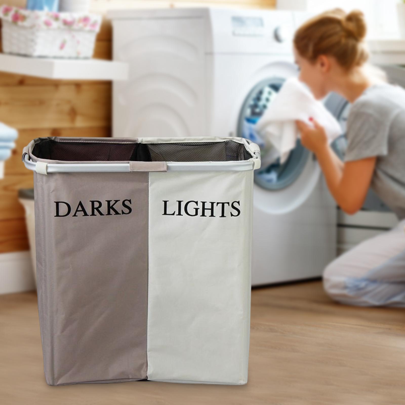 Foldable Laundry Basket Dirty Clothing Storage Bucket