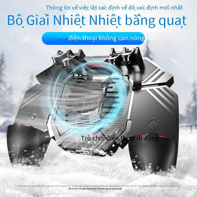 Phong cách mới nhất mới ăn gà hiện vật tay cầm trò chơi AK77 vật lý kim loại phụ trợ tản nhiệt nhanh cho điện thoại di động phổ thông