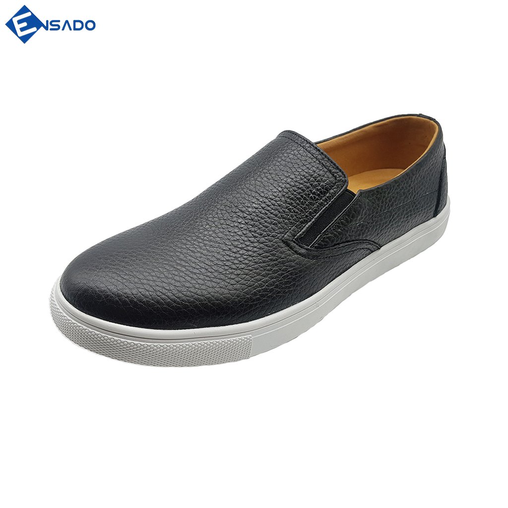 Giày Slip On Nam Da Bò Nguyên Tấm Năng Động Trẻ Trung SL1316