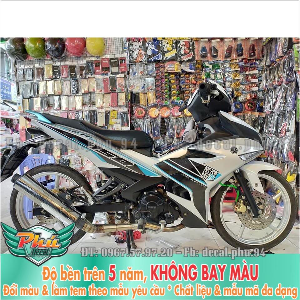 Tem rời Exciter 150 Y15ZR xe bạc đen  -1