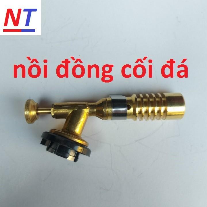 Đèn Khò Ga Mini Cầm Tay Đồng Nguyên Chất 100%