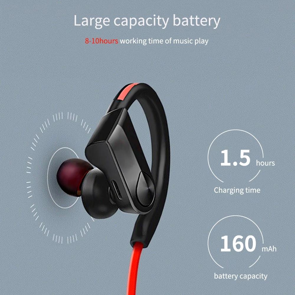 K98 K100 Tai Nghe Nhét Tai Không Dây Bluetooth-Tương Thích Thể Thao Tai Nghe Chống Ồn Tai Nghe Có Mic Cho IPone 11 12 Xiaomi Android