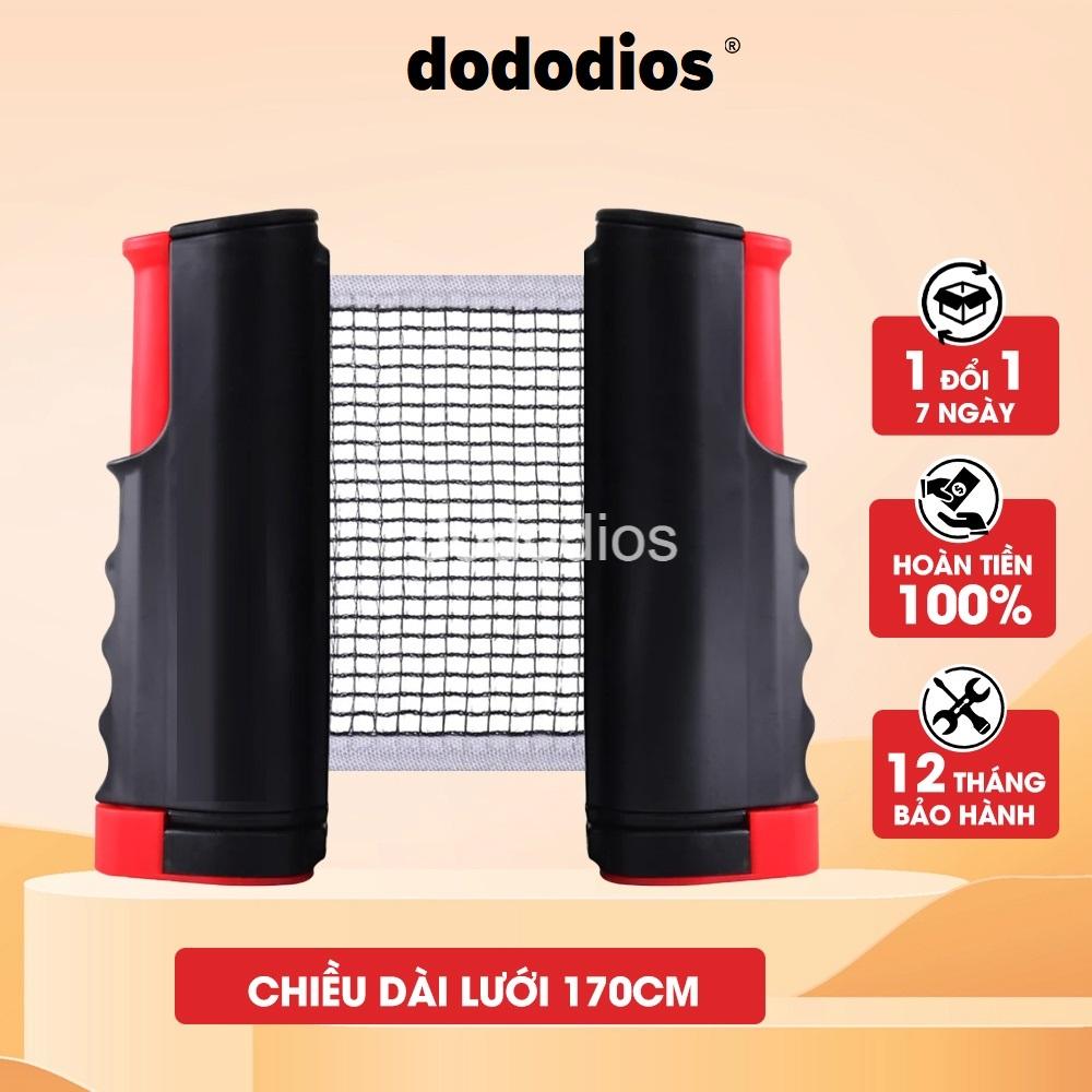 Bộ 2 vợt bóng bàn tặng kèm 3 bóng, cọc lưới rút chính hãng dododios GF005TS + Trụ Lưới Bóng Bàn Rút Gọn Chính Hãng dododios Chất Liệu ABS Cao Cấp Chiều Dài Điều Chỉnh Tới 1,7m Vừa Bàn Bóng Bàn