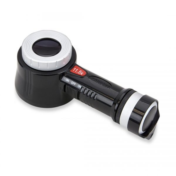 Kính lúp cầm tay có đèn Carson MeasureLoupe CP-45 đèn cực tím UV / Led - Hàng chính hãng