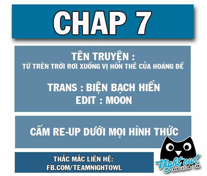 từ trên trời rơi xuống vị hôn thê của hoàng đế chapter 7 2
