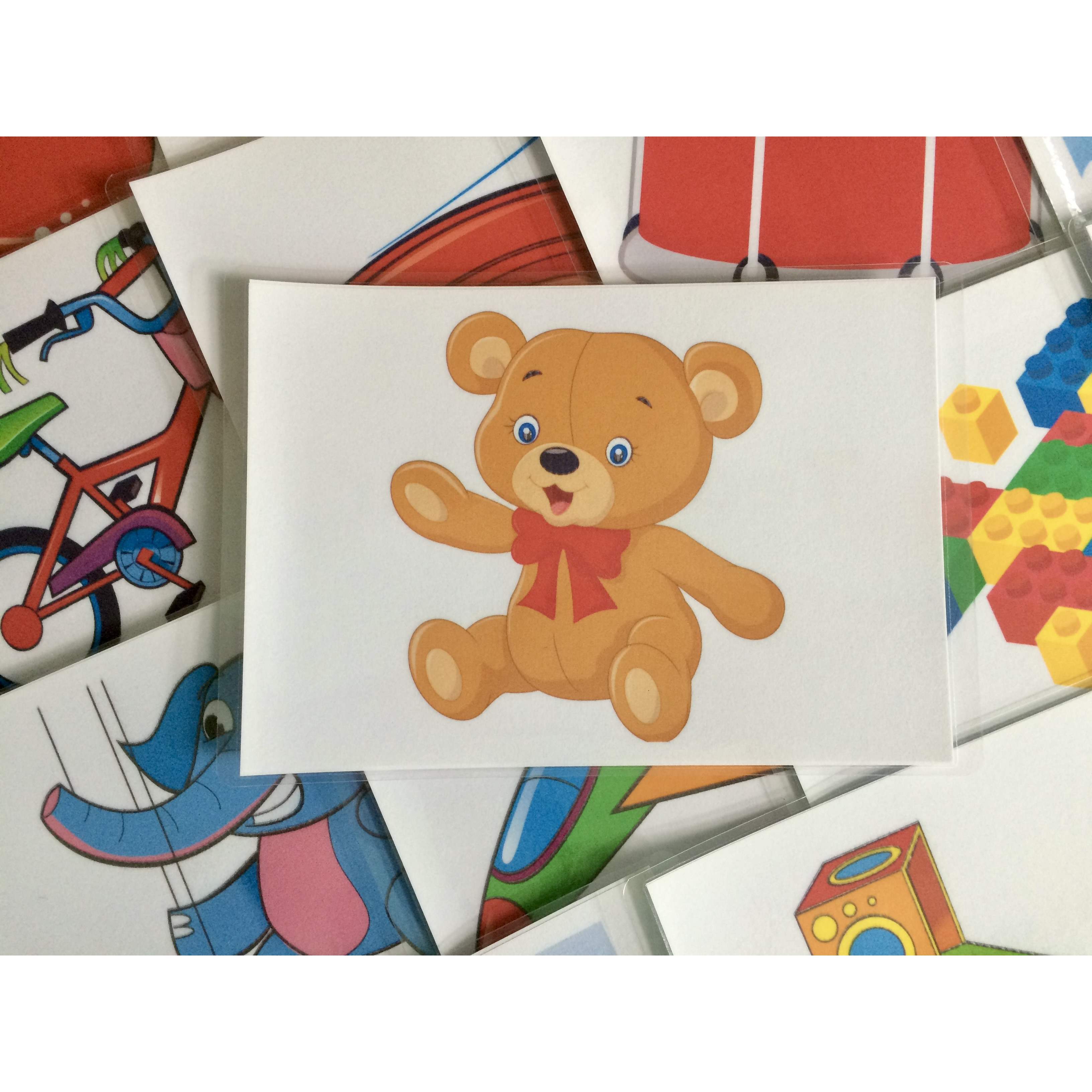 Toy Flashcards - Thẻ học tiếng Anh chủ đề Đồ chơi trẻ em - 20 cards