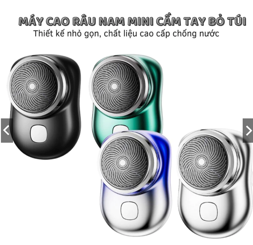 Máy cạo râu mini T05 bỏ túi 6 lưỡi ip chống nước nhỏ gọn bỏ túi tiện lợi
