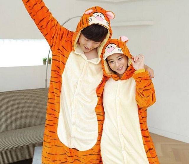 Bộ đồ hình thú Hổ cam Người Lớn