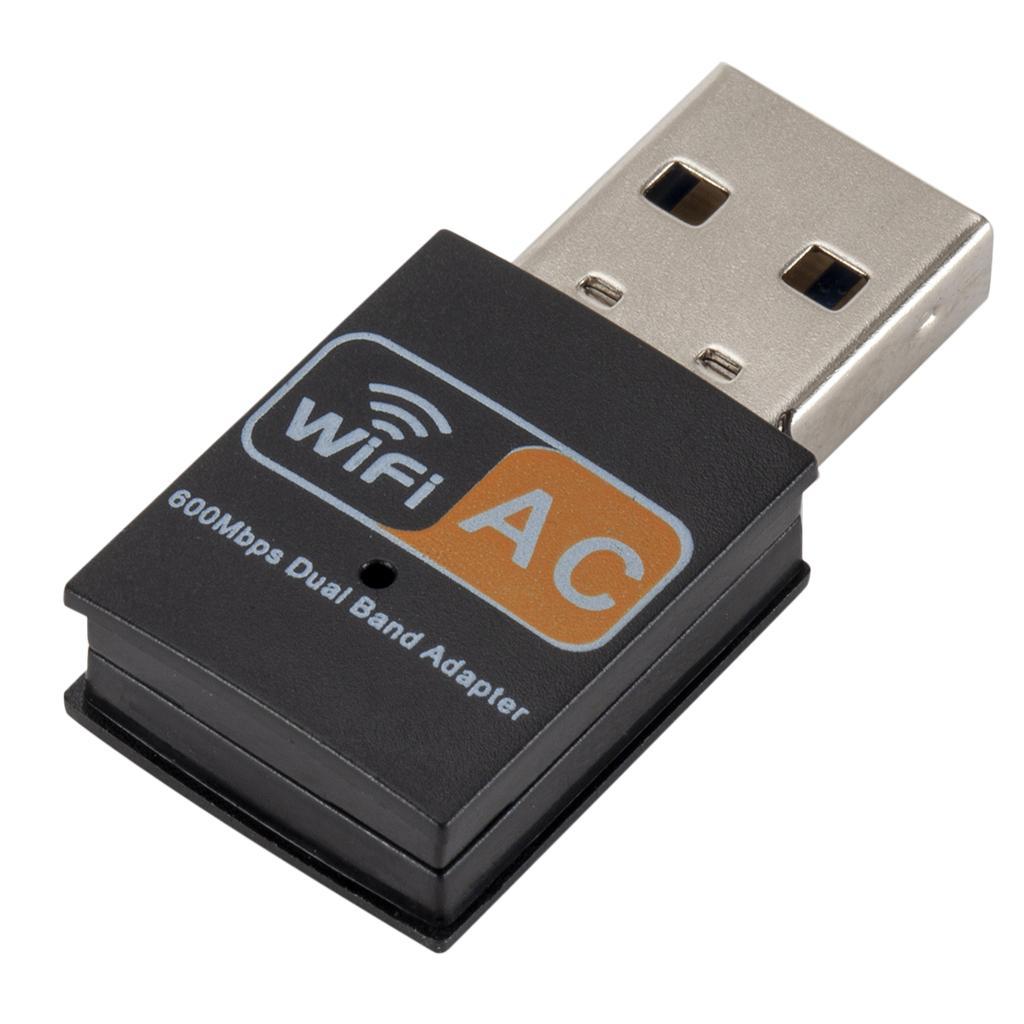 2x 5G USB Dual-band Wireless Adapter 600Mbps Network Signal Wifi Receiver