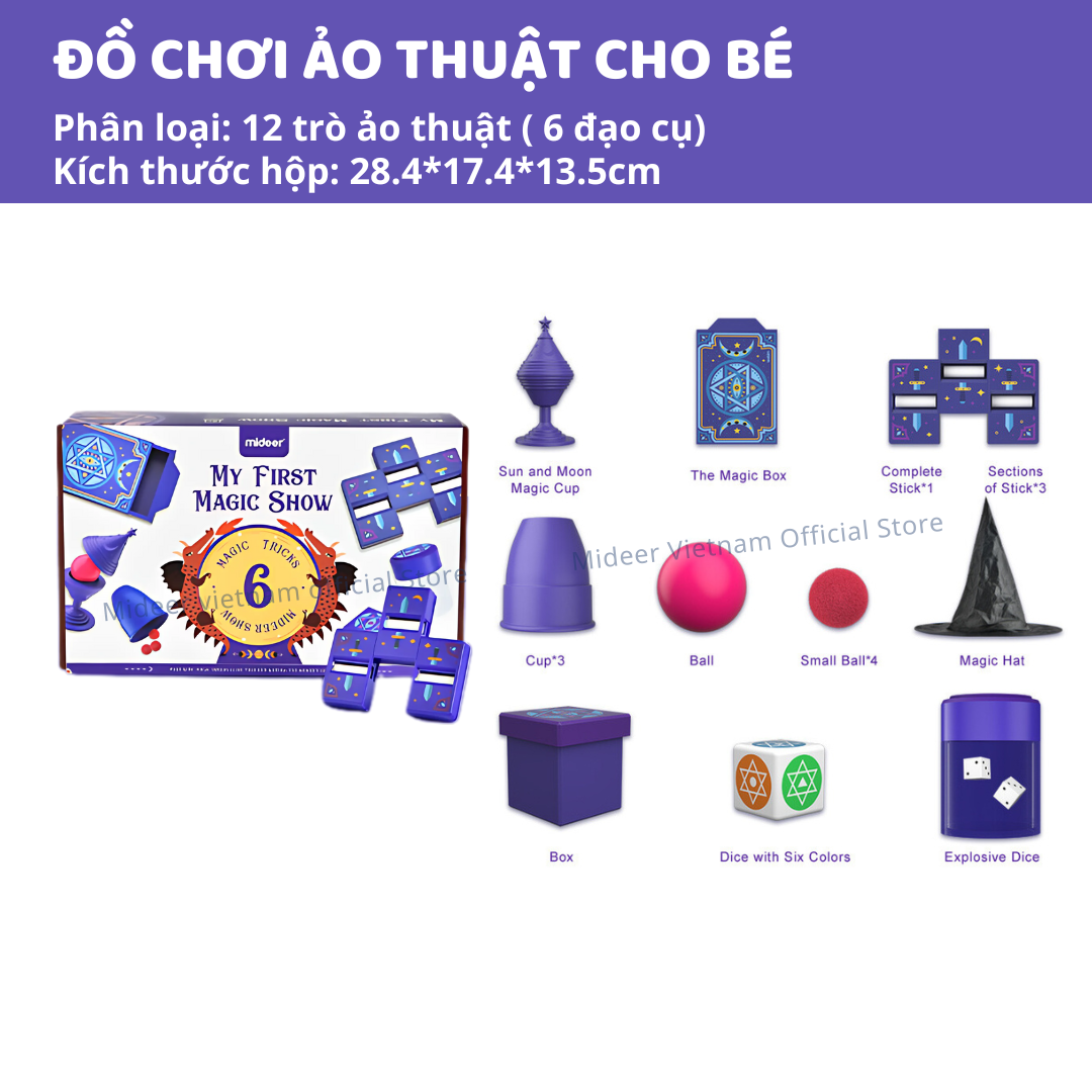 Đồ Chơi Ảo Thuật cho bé Mideer My First Magic Show