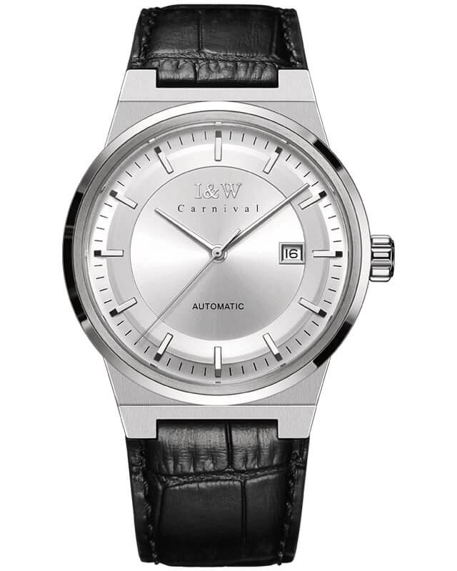 Đồng hồ nam chính hãng IW CARNIVAL IW612G-2 Kính sapphire ,chống xước ,Chống nước 50m ,Bảo hành 24 tháng,Máy cơ ,dây kim loại 316L không gỉ, thiết kế đơn giản dễ đeo
