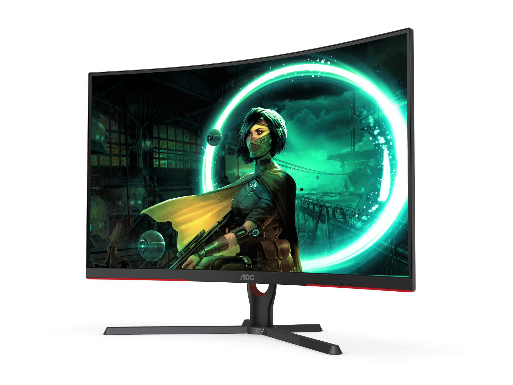 Màn Hình Gaming Cong AOC C32G3E 31.5 inch FHD VA 165Hz - Hàng Chính Hãng