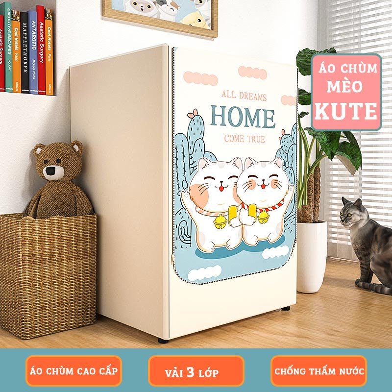 Áo trùm máy giặt cửa ngang HÀNG CAO CẤP 3 LỚP 7kg-8kg-9kg-10kg-11kg-12kg