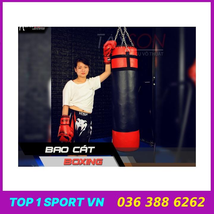 Bao cát đấm bốc - bao cát đấm bốc dài 120cm đã nhồi hoàn thiện tặng găng đấm bốc + băng đa 3m dụng cụ tập đấm bốc chuyên