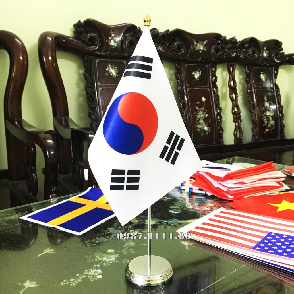 Cờ Để Bàn Đế Thép Cờ Hàn Quốc
