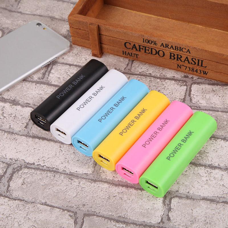 1 cái Mini DIY Portable USB Mobile Power Bank Pack Box Hộp đựng pin cho 1 pin Li-ion 18650 3.7V - không phải pin Màu sắc: hộp XANH