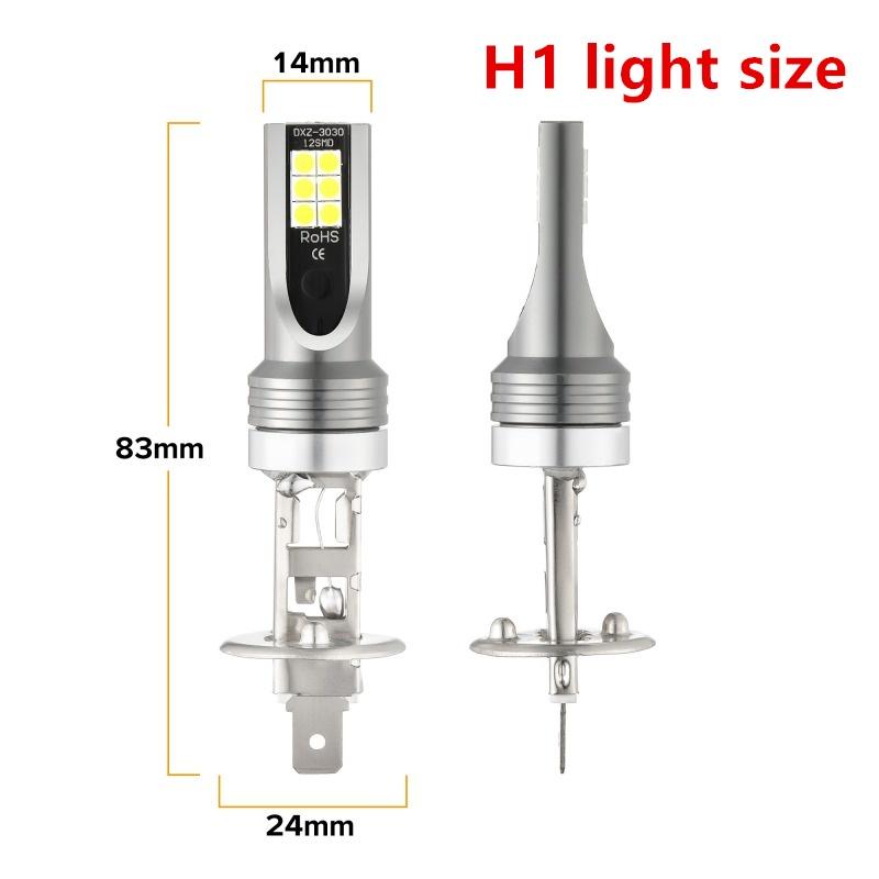 Đèn Pha LED H8 H9 H1 H3 H4 H7 H11 9005 HB3 9006 HB4 CSP Ánh Sáng Trắng 6000K Cho Xe Hơi