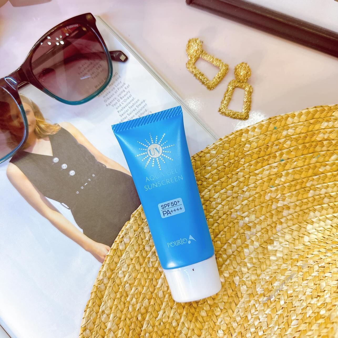 Gel Chống Nắng Pourto A SPF 50 PA++++ Pourto A Aqua Gel Sunscreen 40gr
