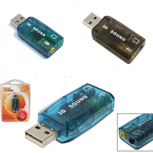 USB SOUND 3D 5.1 TẠO CỔNG AUDIO VÀ MICROPHONE CHO MÁY TÍNH