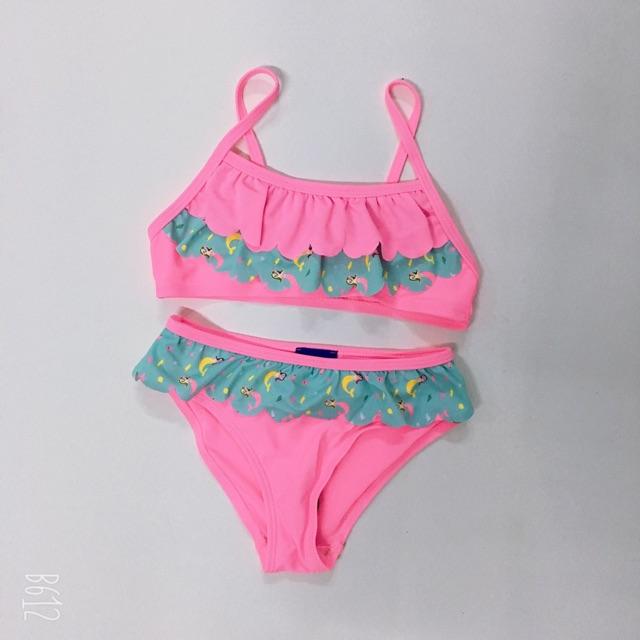 Đồ bơi bikini 2 mảnh viền nàng tiên cá (kèm bảng size hình cuối)