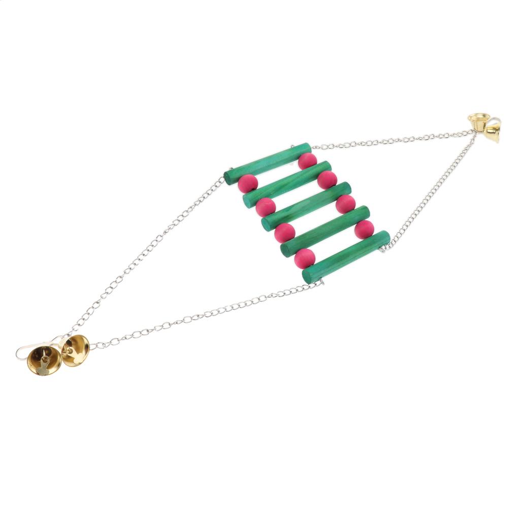 Pet Parrot Chew Swing/Tunnel/Bell Toys Cage Decoration Hanging Toy