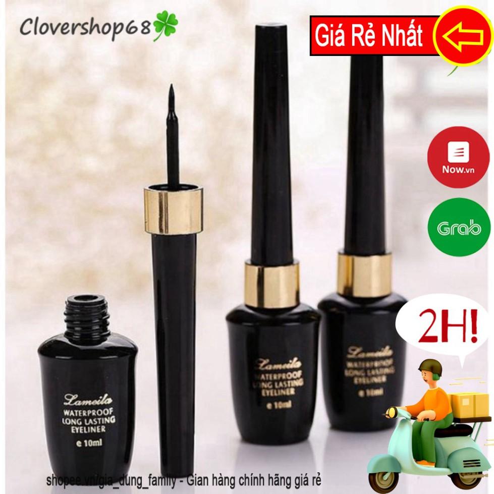 Bút kẻ mắt không thấm nước Lameila - Eyeliner không thấm nước/ không lem/không trôi chai 10ml  gia_dung_family